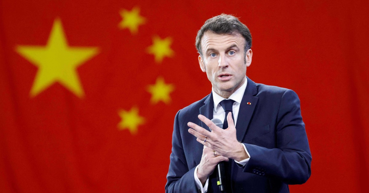 Macron sparks outrage by suggesting Europe take independent stance from U.S. on Taiwan