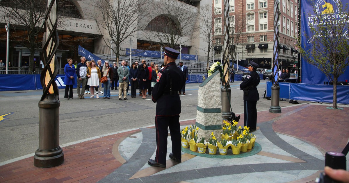 Bostonians remember deadly marathon bombing 10 years later