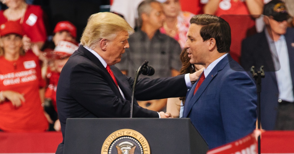 Trump And His Super PAC Target DeSantis In New TV Ads