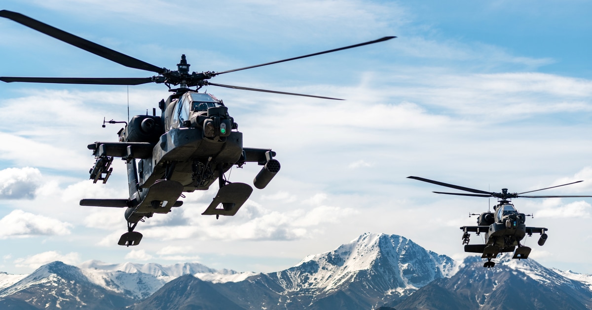 3 soldiers dead after Army attack helicopters collide and crash in Alaska