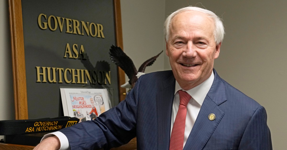 Former Arkansas Republican Governor Asa Hutchinson Launches 2024 White