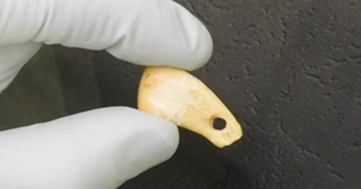 ADN antiguo muestra quién usó un colgante de 20,000 años