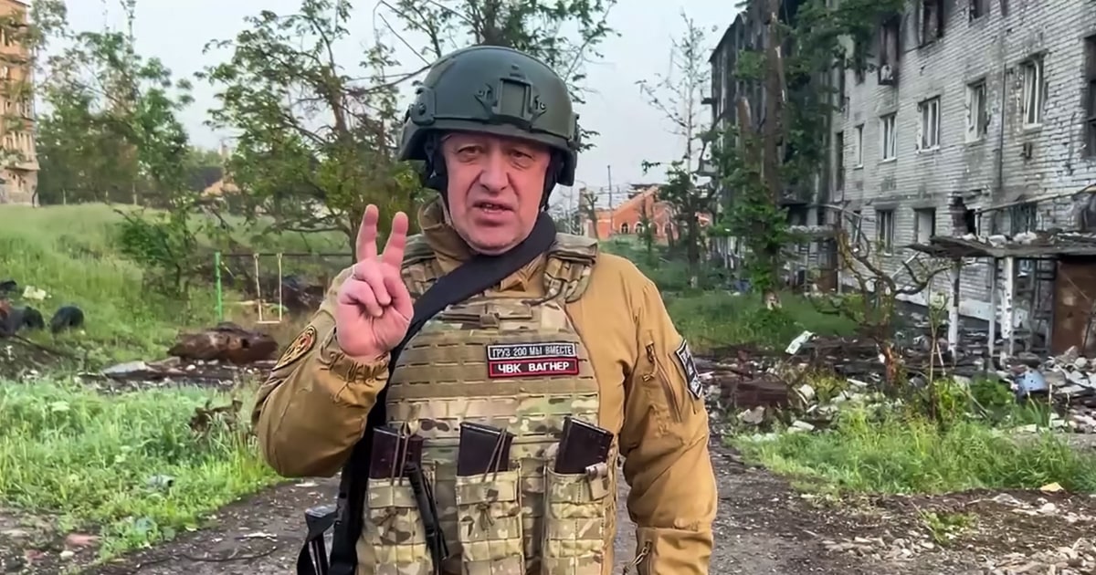 Mercenary chief Prigozhin says his forces are handing control of Bakhmut to Russia's army