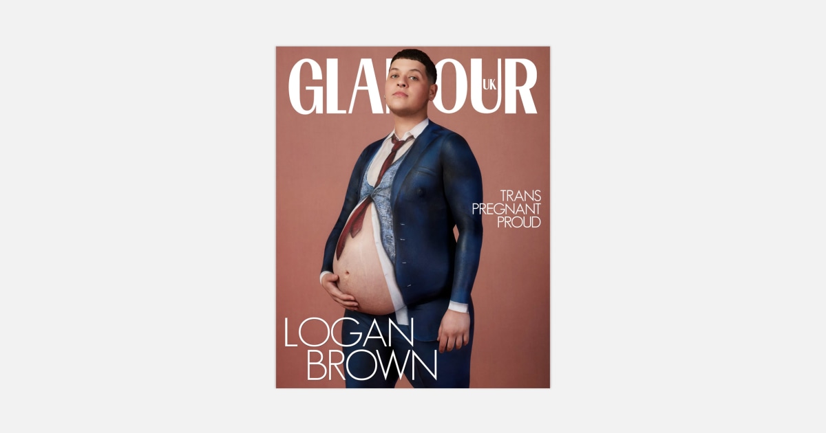 Un homme transgenre enceinte en couverture du numéro Pride de Glamour UK