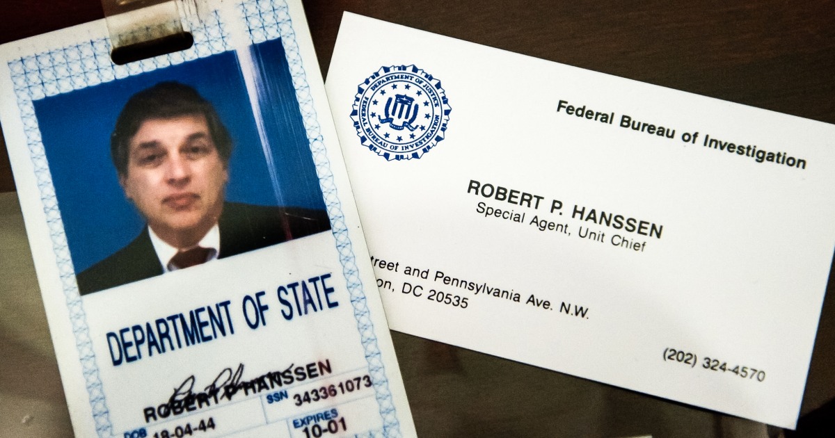 #Robert Hanssen, FBI agent who spied for the Russians, dies in supermax prison