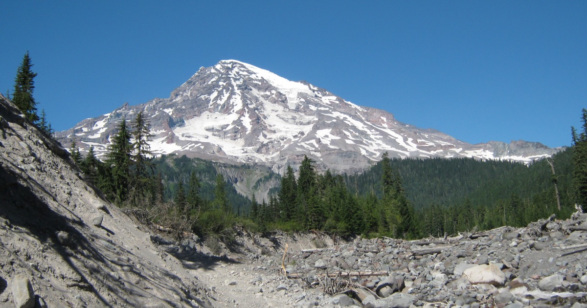Three of Mount Rainier’s glaciers have melted away