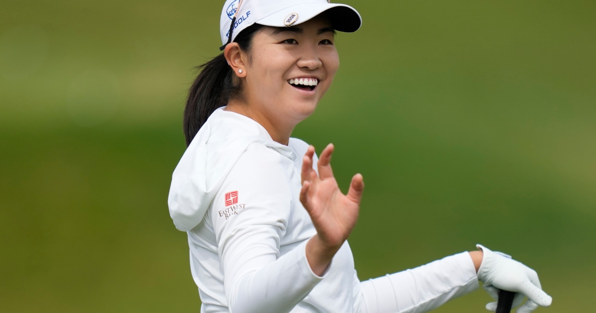 Rose Zhang swings for first major victory in Women’s PGA Championship