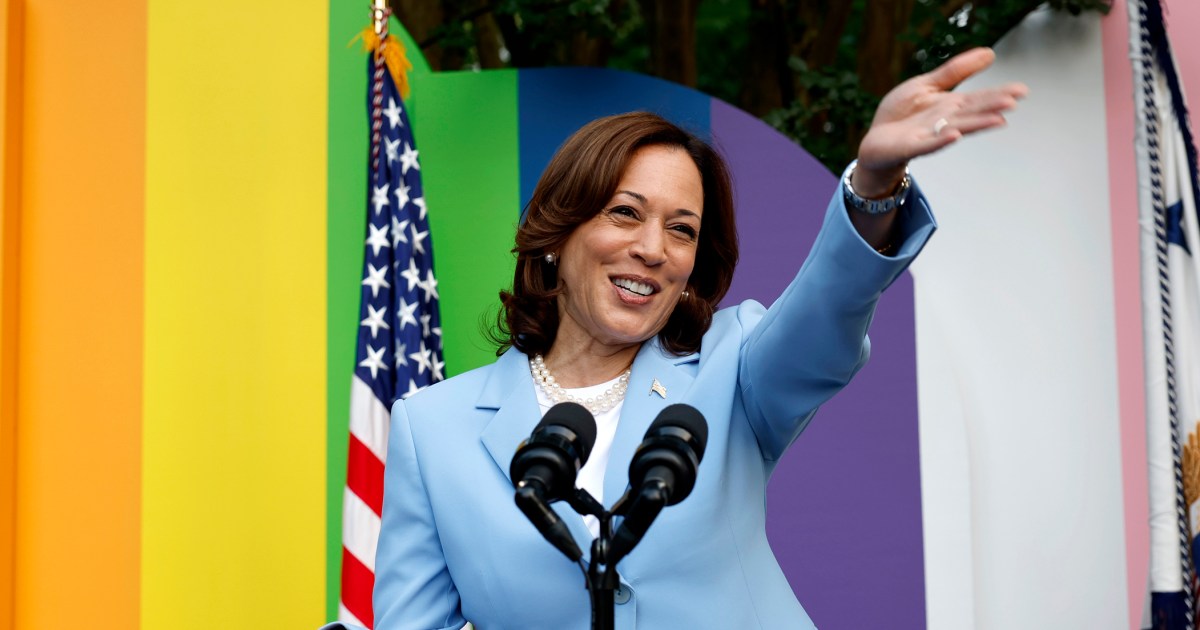 Kamala Harris critica a los ‘extremistas’ legislativos en el evento del Orgullo LGBTQ