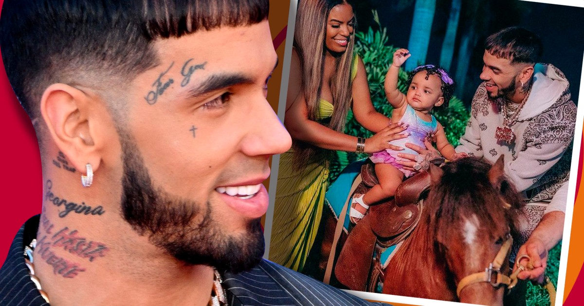 Anuel Celebrates the First Birthday of his Daughter Gianella in Grande