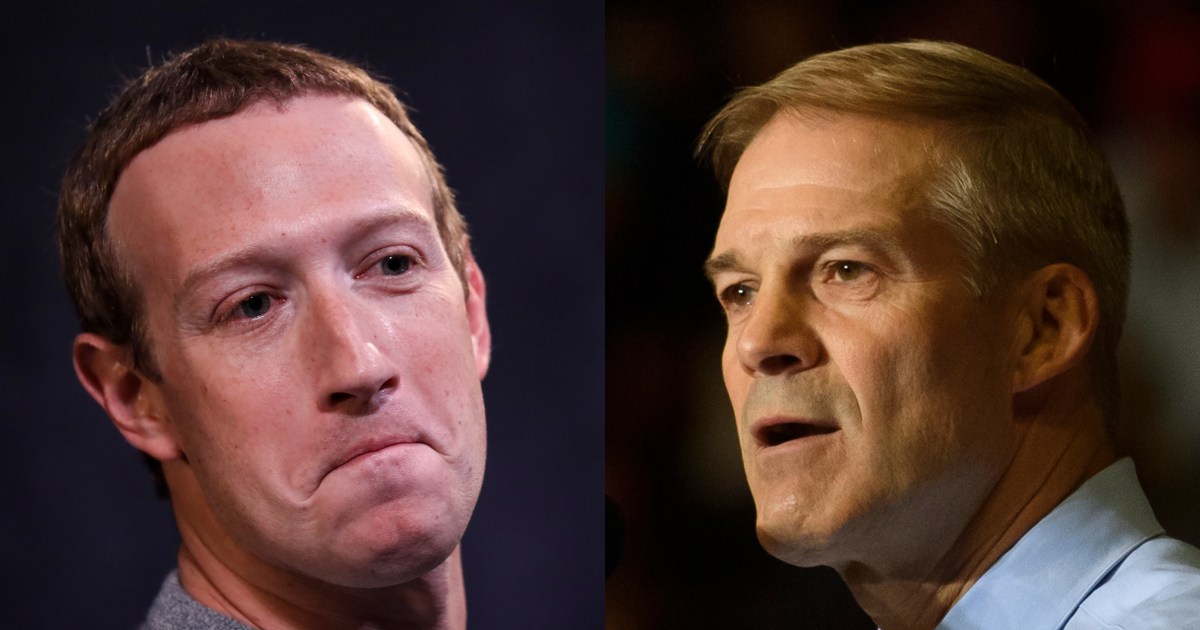 Jim Jordan's letter to Mark Zuckerberg proves he's Twitter's pet