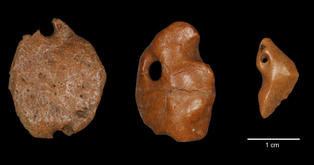 Giant sloth pendants suggest people arrived in the Americas thousands of years earlier than thought