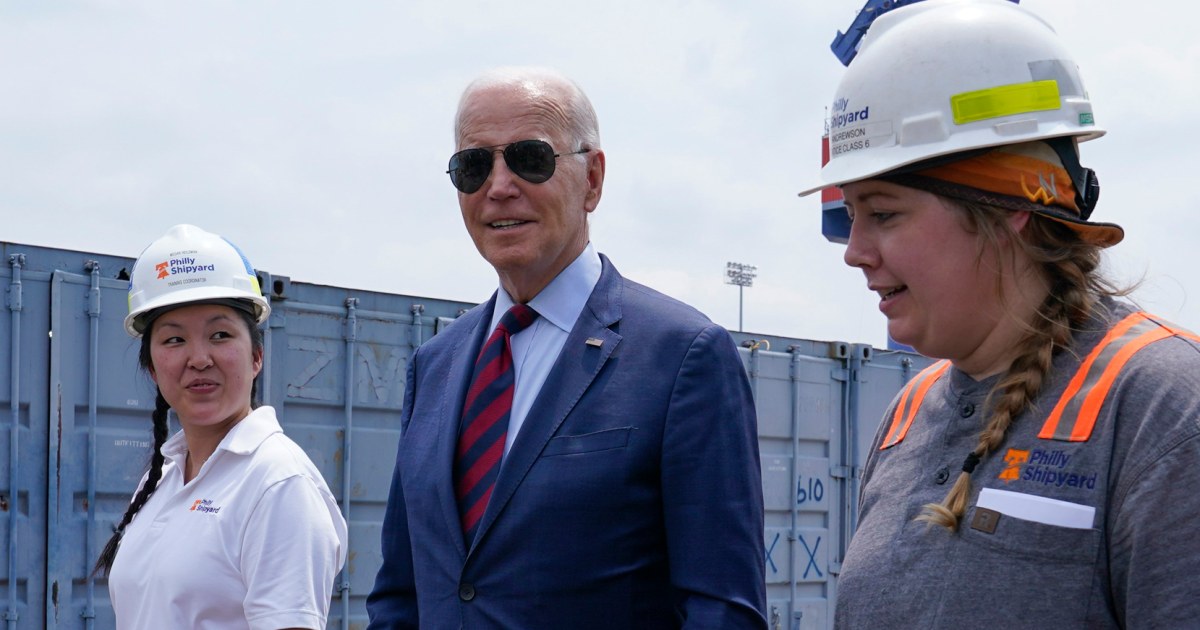 Biden promocionará la fabricación de energía limpia y los empleos sindicales en Filadelfia