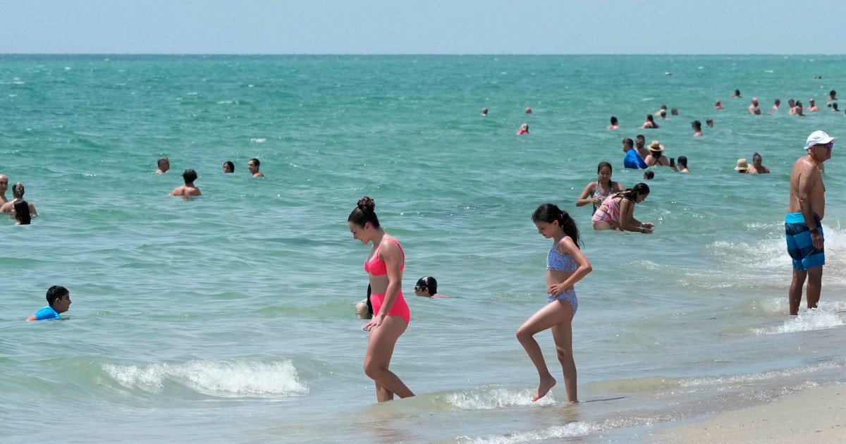 Like a hot tub: Water temperatures off Florida soar over 100 degrees