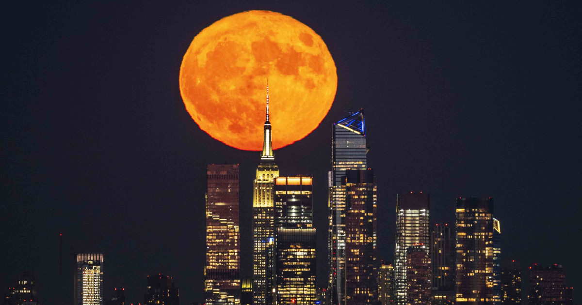 Supermoon puts on a dazzling display across the world