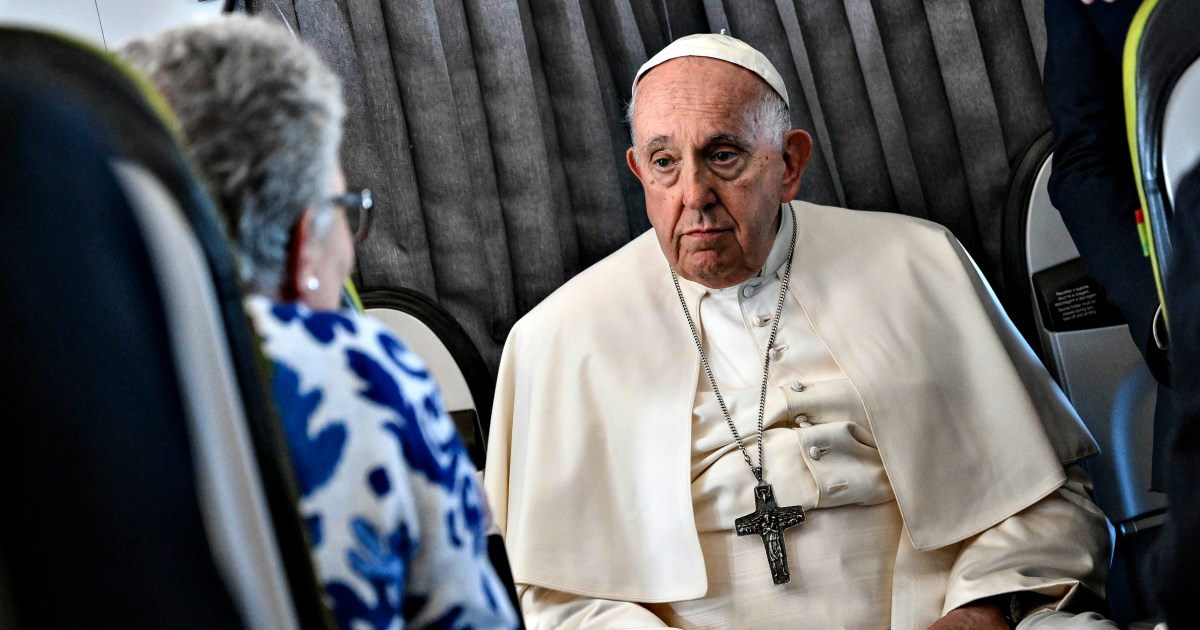 Pope says Church open to everyone, including gays, but has rules