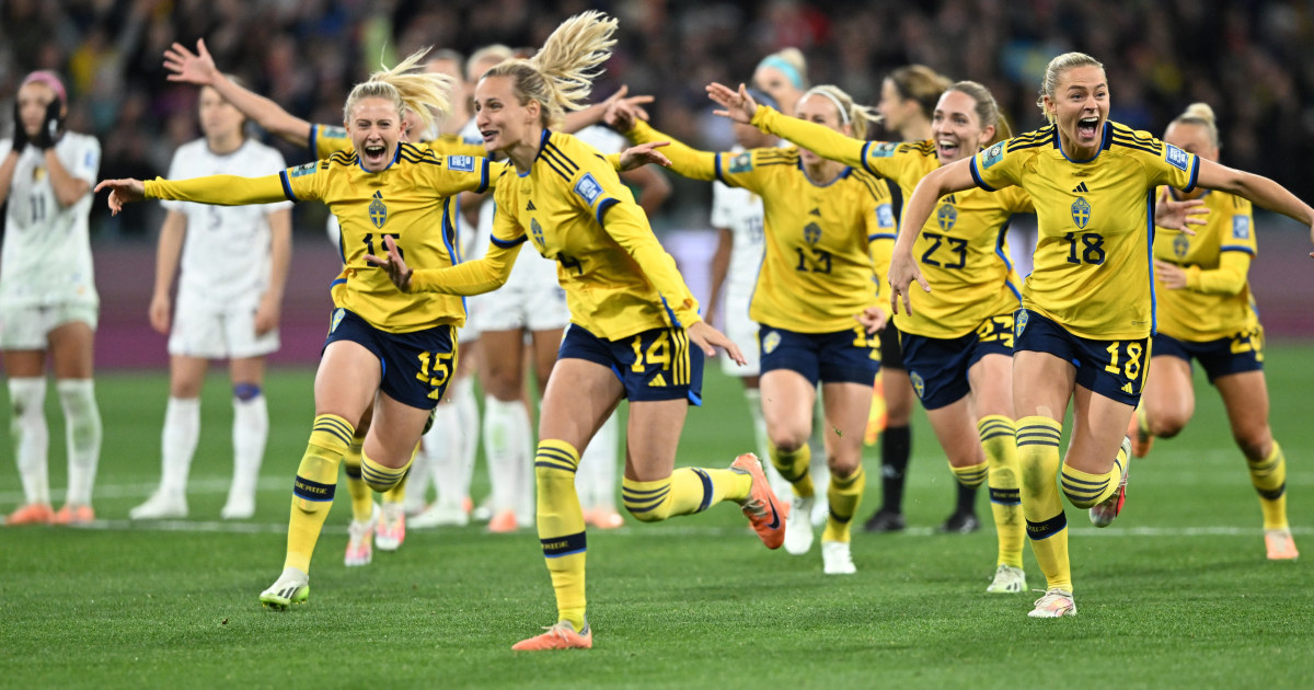The United States says goodbye to the 2023 Women's World Cup after losing to Sweden