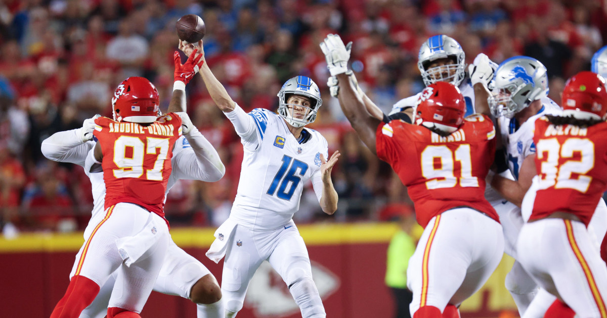 Lions to open NFL season in Kansas City vs. Chiefs