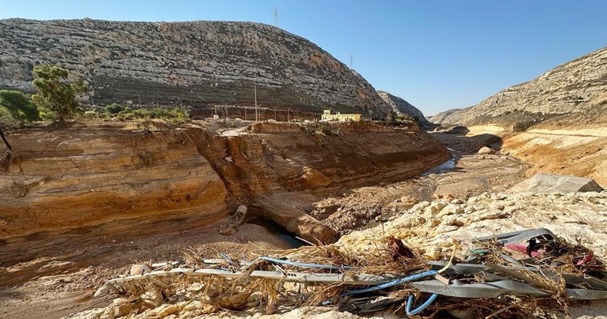 La «presa de la muerte» en el valle de Derna: donde la gente nunca olvidará lo sucedido