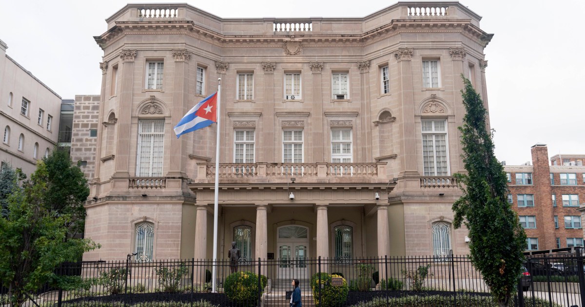 Molotov cocktail thrown at Cuban Embassy in DC; no significant damage