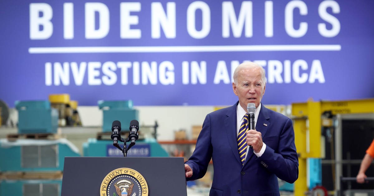 
                            Biden should stop focusing on the economy against Trump