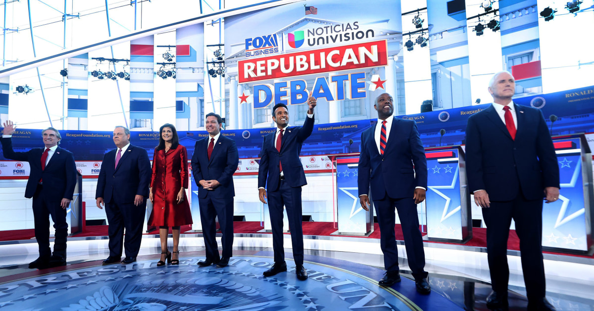 Live tracking candidate attacks at the second GOP debate