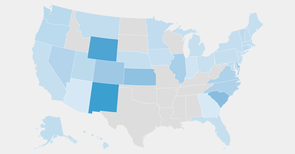 Abortion trends in states where it was legal this year: Map