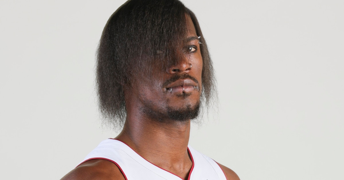 Jimmy Butler debuted a new look for Media Day — and his emo makeover i, Jimmy Butler