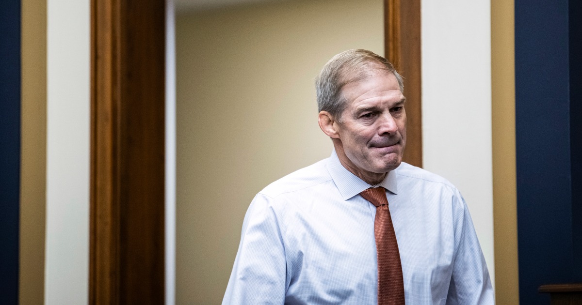 Jim Jordan Says He Discussed Speaker Bid With Trump And Wouldn't Oust 