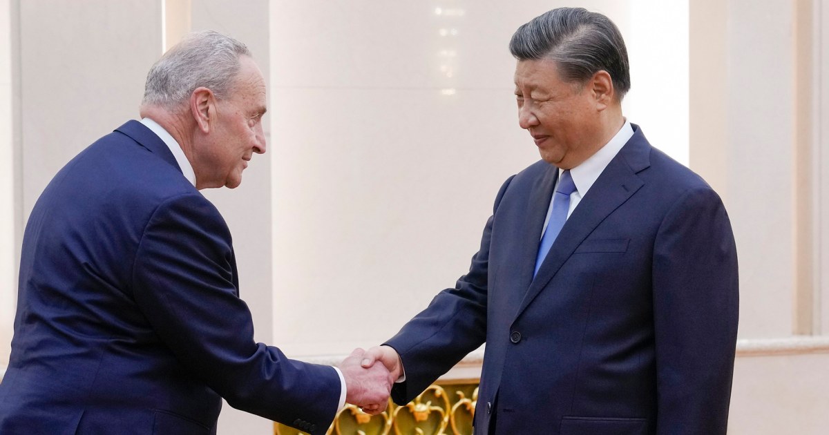 Schumer rencontre le Chinois Xi Jinping lors de sa visite à Pékin