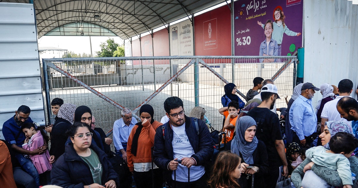 Palestinian Americans hoping to flee Gaza eye the Rafah border crossing with Egypt