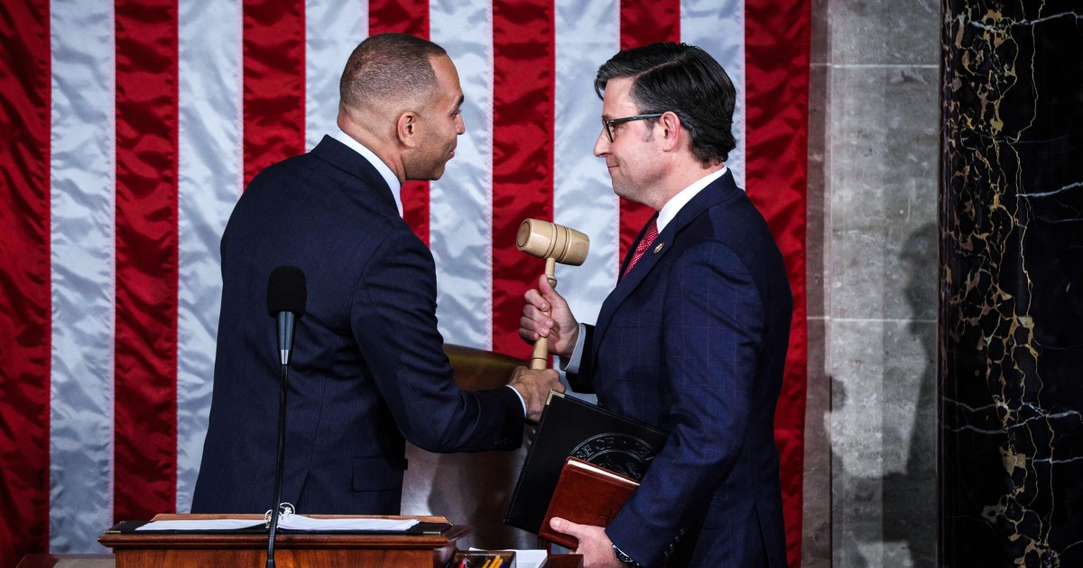 Louisiana Republican Mike Johnson elected House speaker Highlights