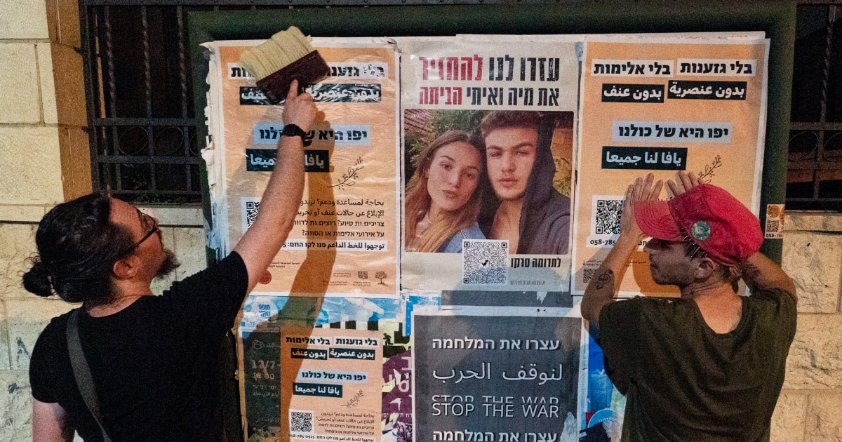 A group of Jews and Arabs in Israel has a ‘radical’ idea — protecting one another as fear reigns