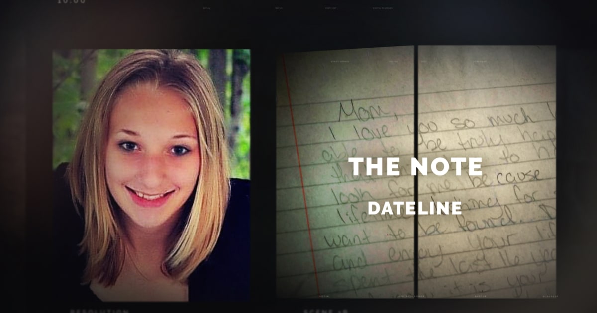 Watch the Dateline episode The Note now