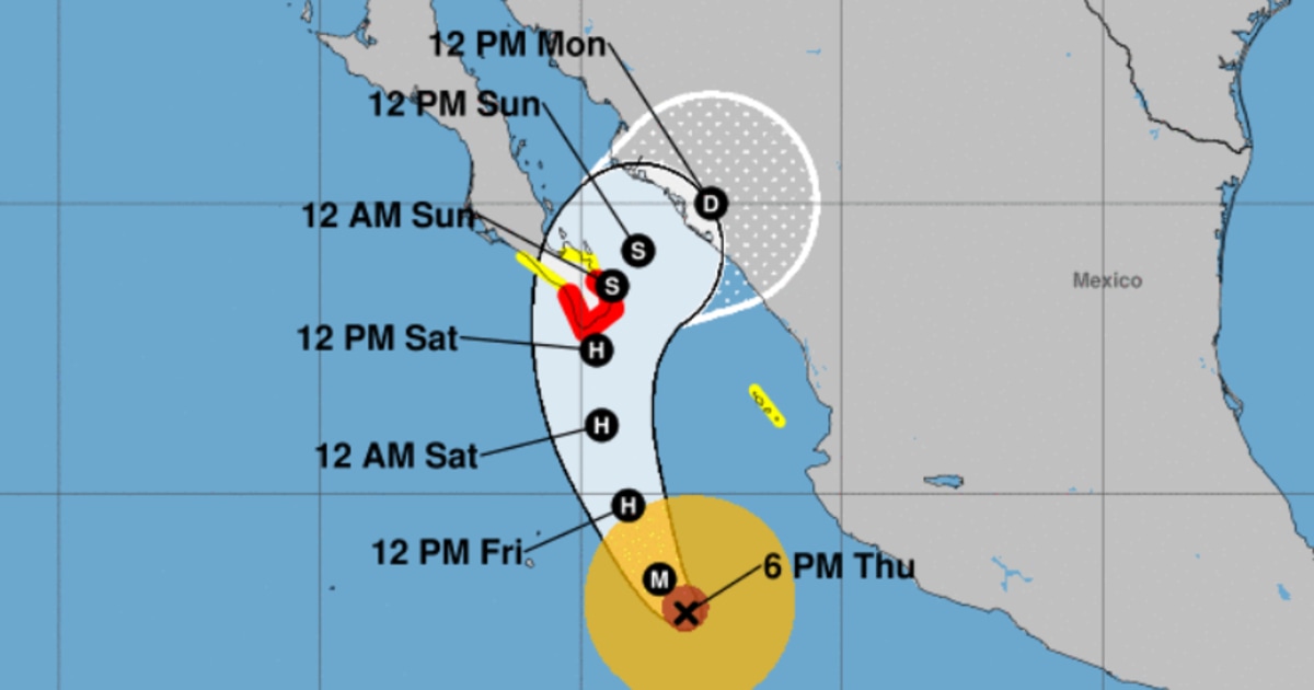 El Huracán Norma Enfila Hacia La Península Mexicana De Baja California Donde Podría Pegar Con 