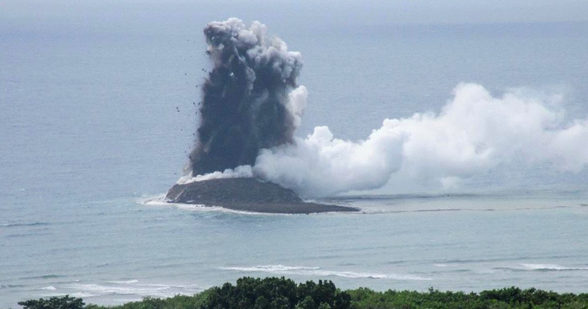 New island emerges after undersea volcano erupts off Japan, but
