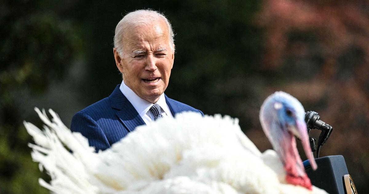 Biden pardons the last turkeys of his presidency