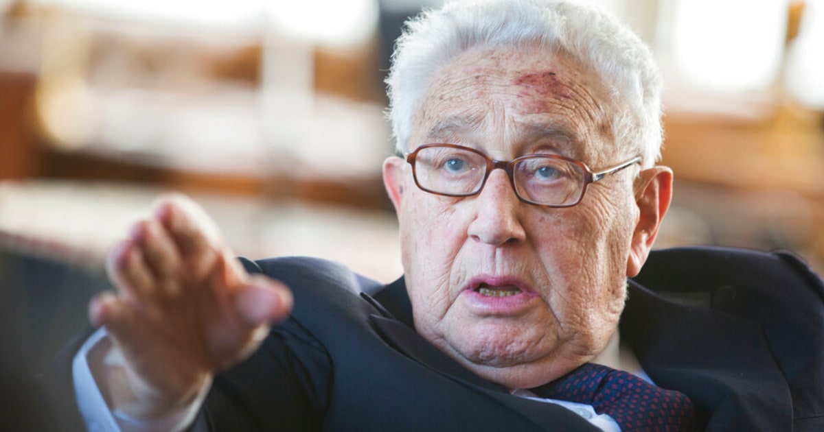 Henry Kissinger, A Controversial Diplomat And Theorist Who Shaped U.S ...