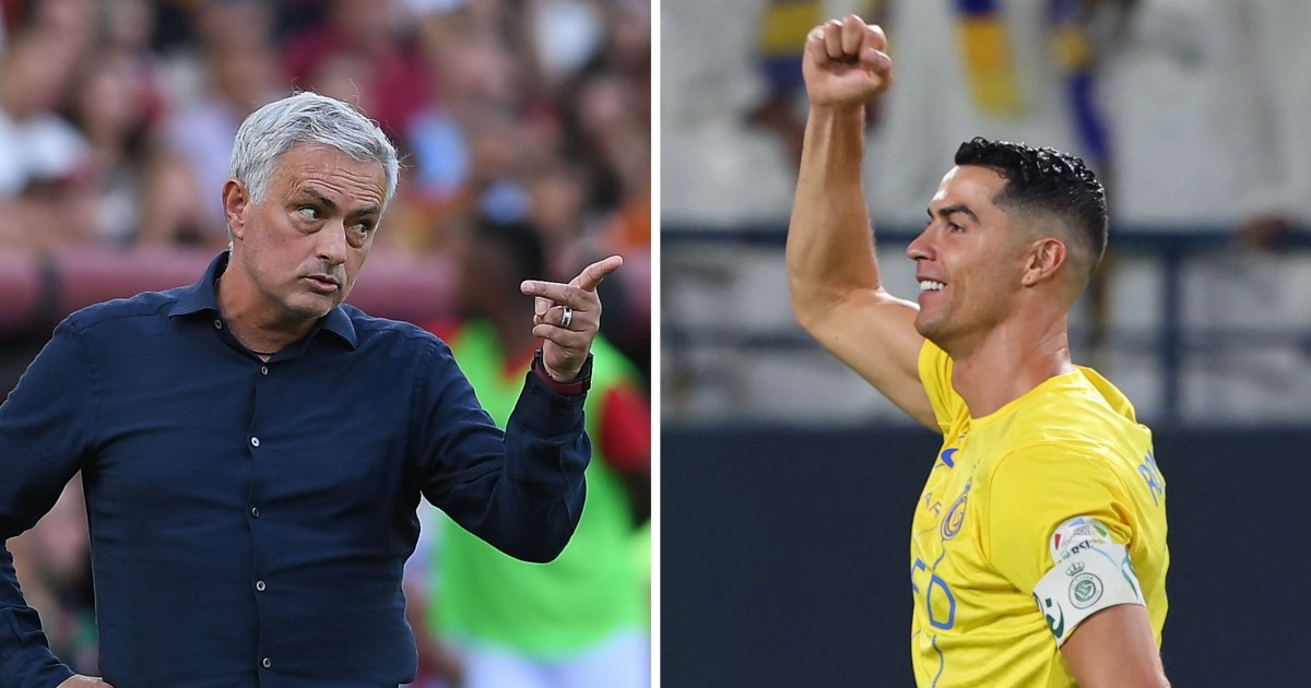 Mourinho e Cristiano Ronaldo juntos novamente?  A Arábia teria sucesso