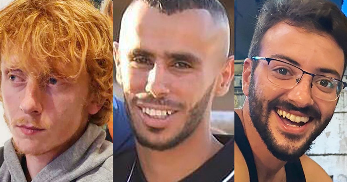 Трима израелски заложници бяха застреляни и убити от войските на