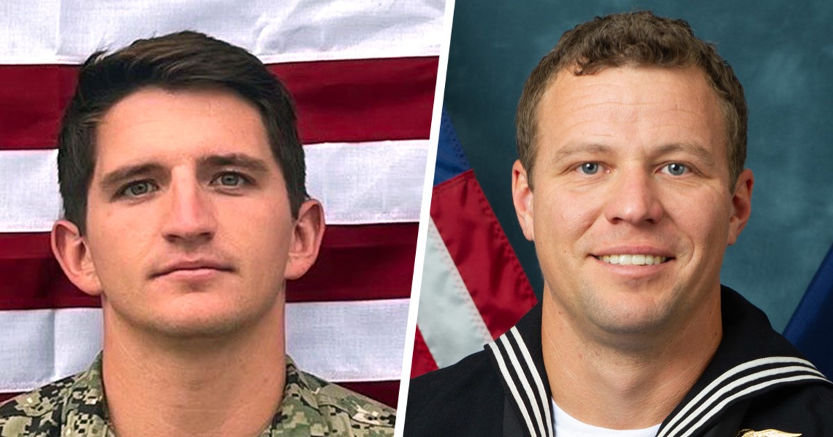 Военноморските сили идентифицираха двама SEAL, изгубени в морето по време на нападение и по-късно обявени за мъртви
