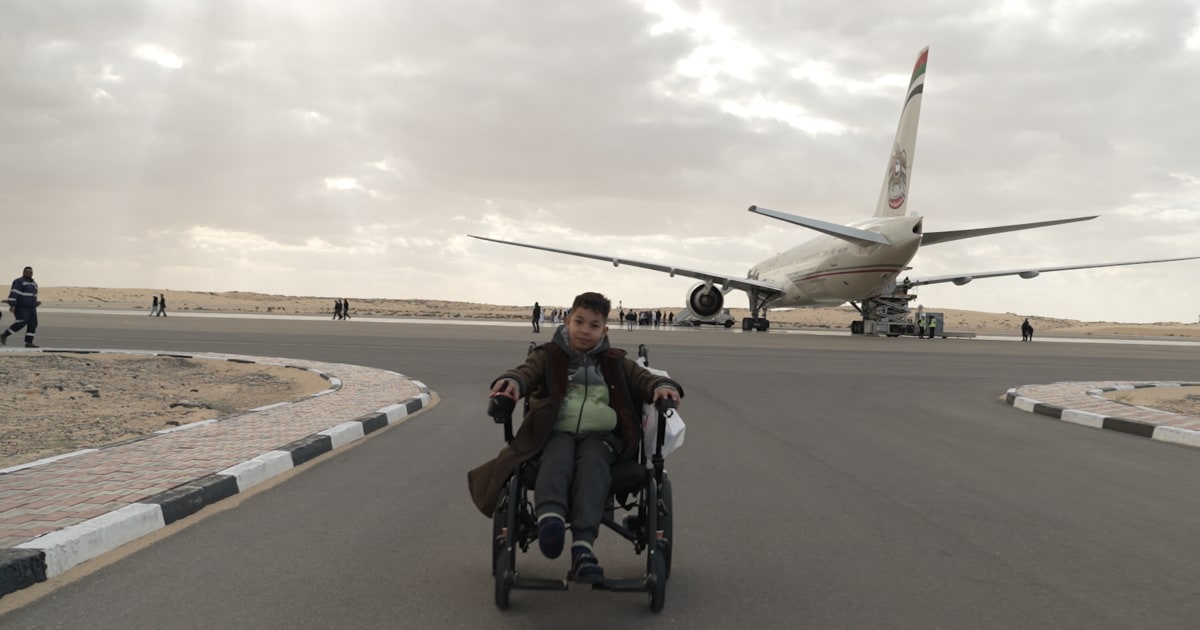 Полетите на „Милост“ предоставят на критично ранени и болни палестинци шанс да оцелеят