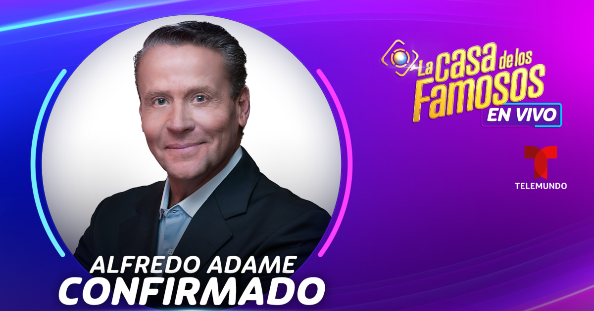 Alfredo Adame es el nuevo confirmado para la Casa de Los Famosos en su
