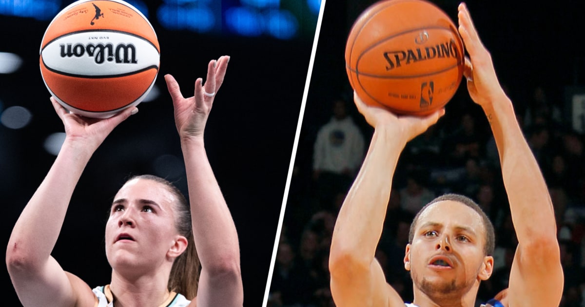 Стеф Къри от NBA и Сабрина Йонеску от WNBA излизат един срещу друг в предизвикателство за 3 точки