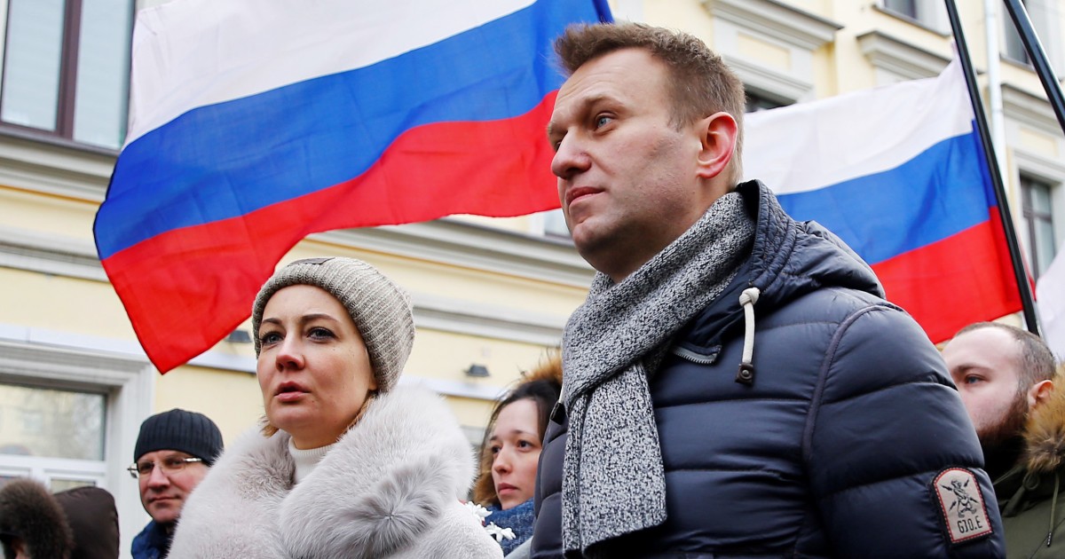Вдовицата на руския опозиционен лидер Алексей Навални обвини Кремъл в понеделник,