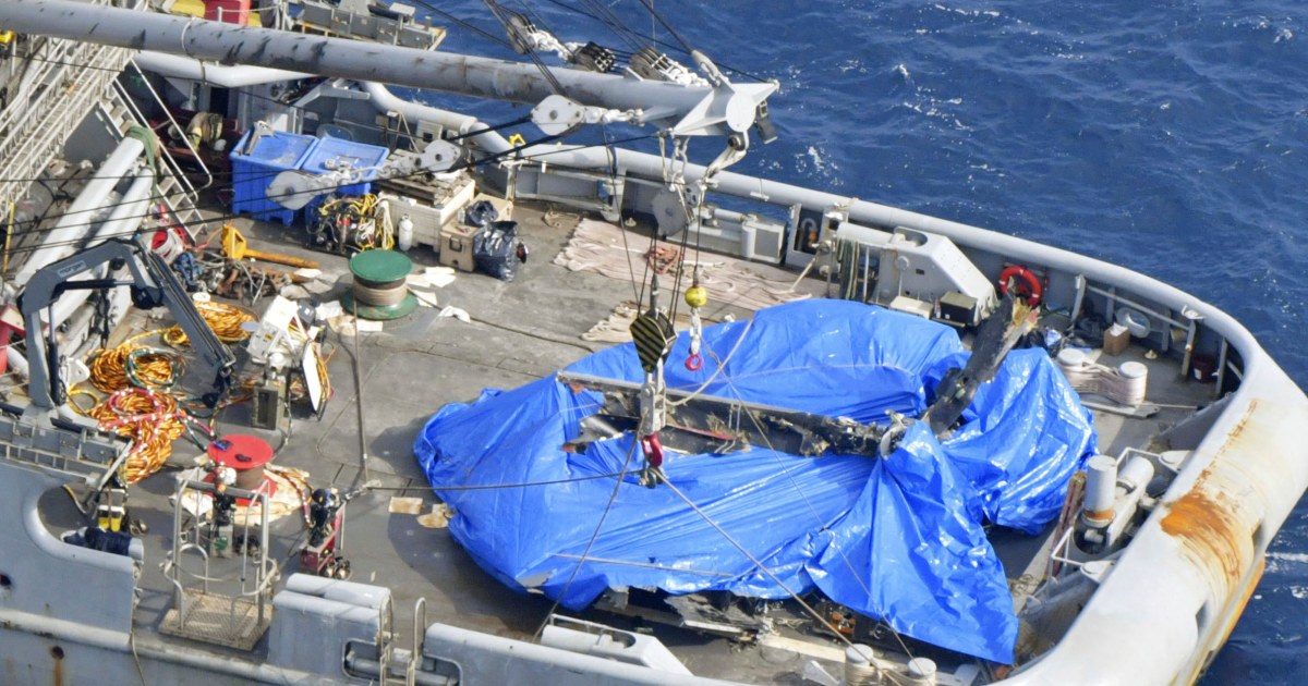Osprey crash that killed eight off Japan caused by 'catastrophic ...