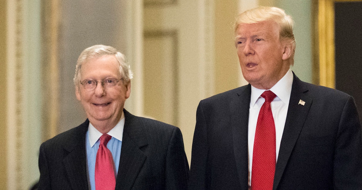 Mitch McConnell endorsing Donald Trump would be a fitting exit