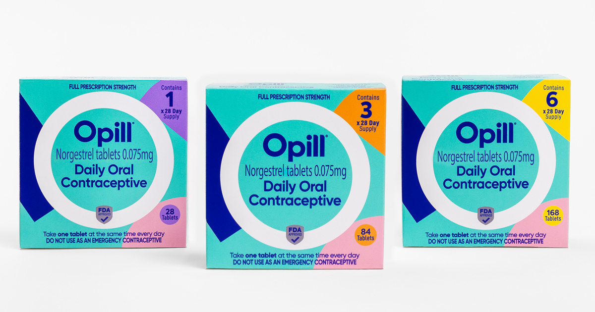 Opill, първото противозачатъчно хапче без рецепта, одобрено в Съединените щати,