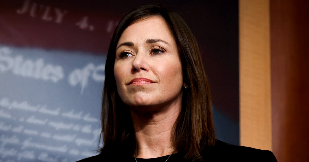 Katie Britt told a harrowing story about a sex-trafficking survivor