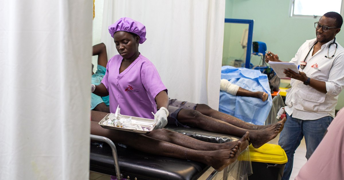 Болница в Порт-о-Пренс, Хаити, отвори отново миналата седмица, след като