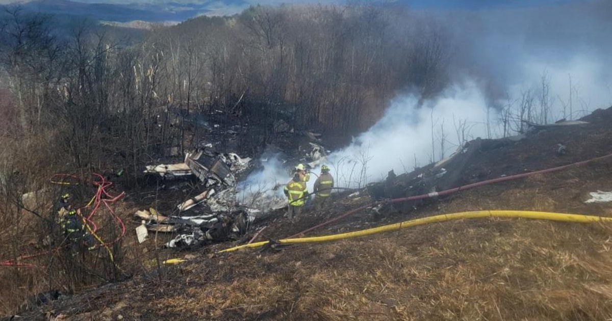 Малък самолет се разби във Вирджиния в неделя убивайки четиримата
